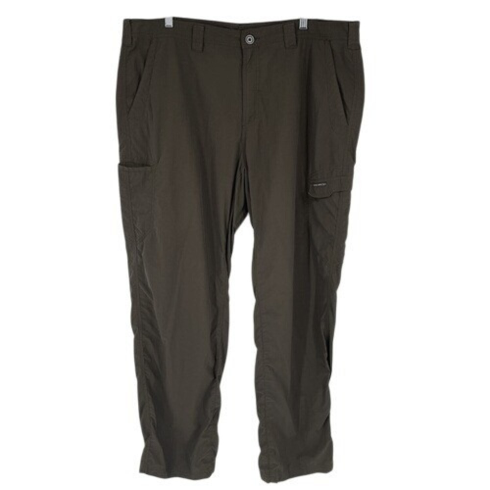 ExOfficio Men's Olive Green Nylon‎ Travel Cargo Pants 42x32
